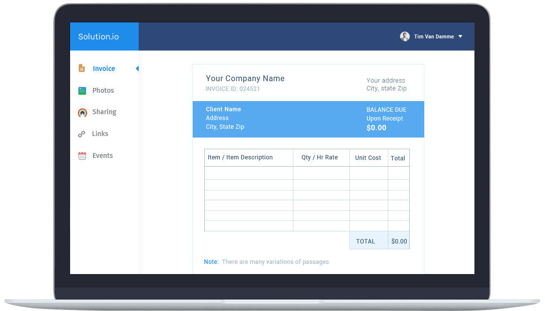 Simplest and fastest way to create and send invoices